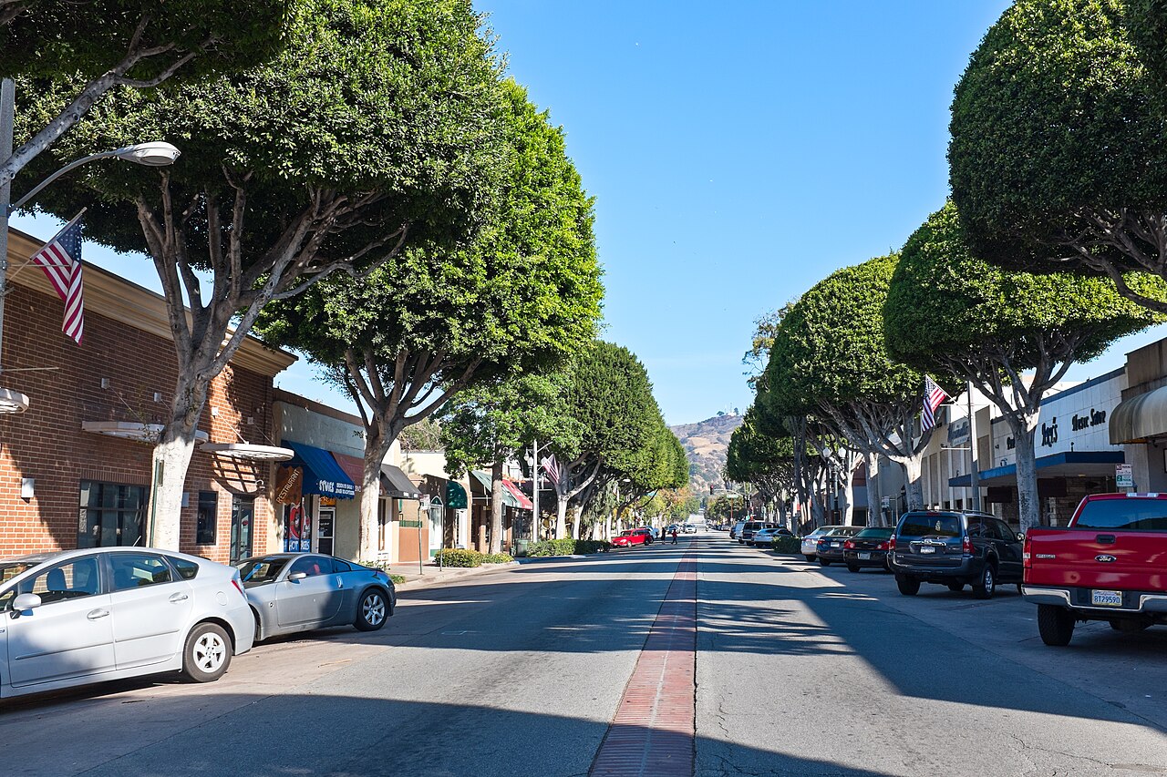 Greenleaf Avenue, Uptown Whittier, California